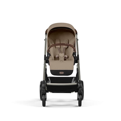 Cybex Balios S Lux Taupe Frame and Carrycot - Almond Beige