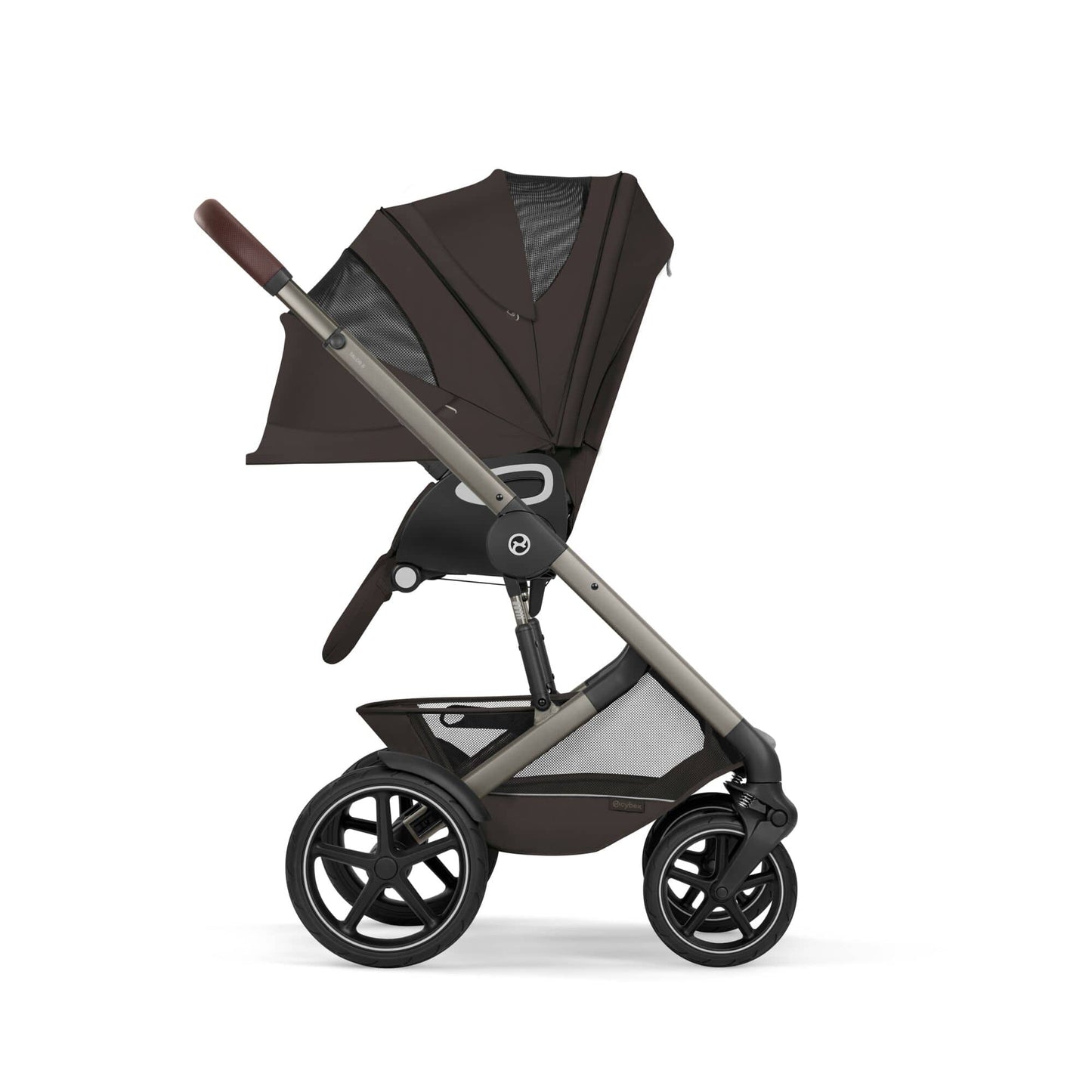Cybex Talos S Lux & Fold Carrycot Accessory Bundle - Taupe/Chocolate Brown (2026)