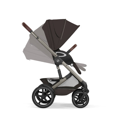 Cybex Talos S Lux & Fold Carrycot Accessory Bundle - Taupe/Chocolate Brown (2026)