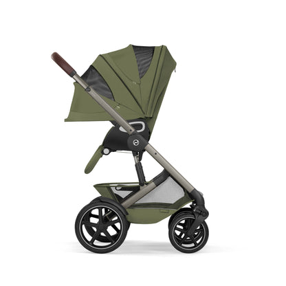 Cybex Talos S Lux & Fold Carrycot Accessory Bundle - Taupe/Moss Green (2026)