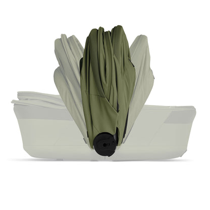 Cybex Talos S Lux & Fold Carrycot Accessory Bundle - Taupe/Moss Green (2026)
