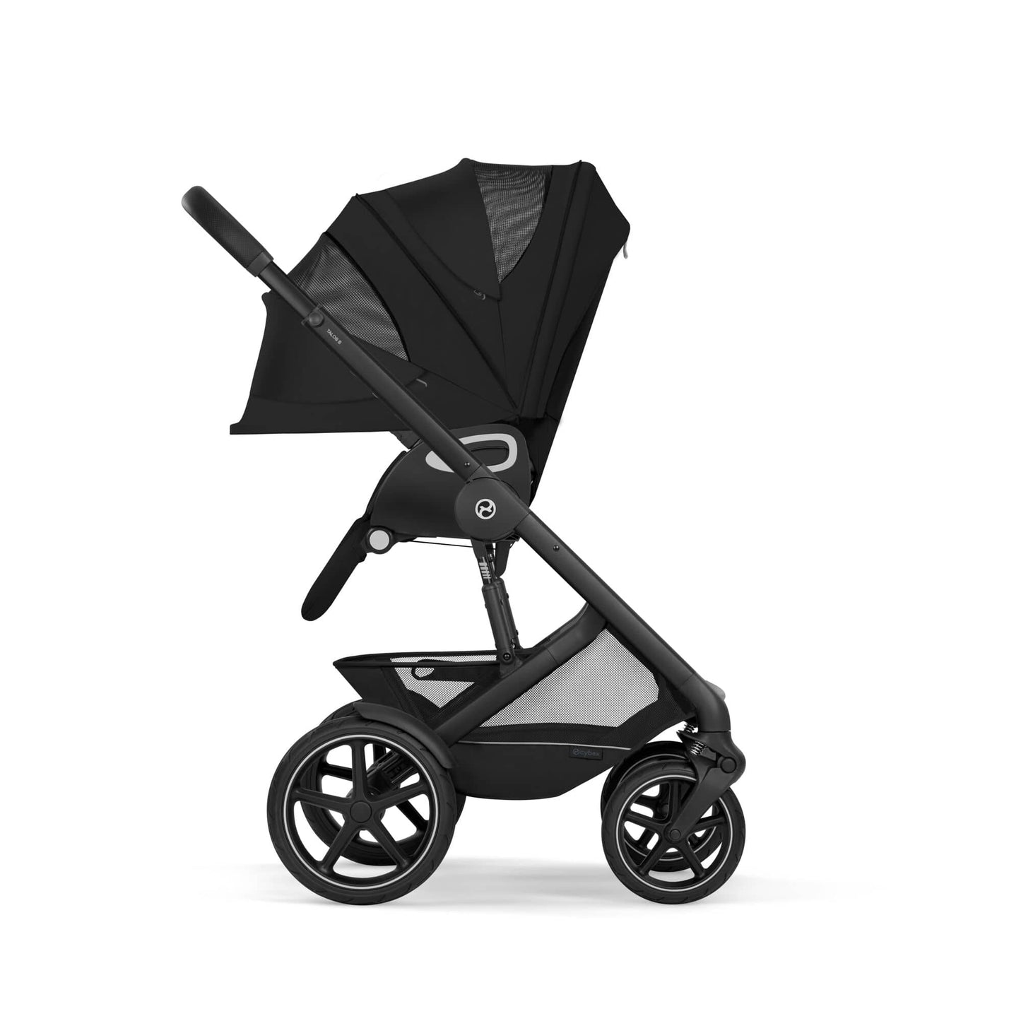 Cybex Talos S Lux with Fold Carrycot - Black/Moon Black (2026)