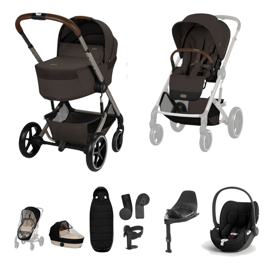 Cybex Balios S Lux (Cloud T) Travel System - Chocolate Brown (2026)