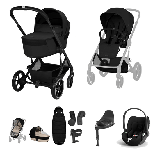 Cybex Balios S Lux (Cloud T) Travel System - Moon Black (2026)