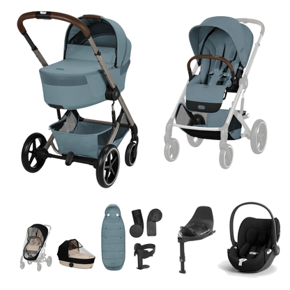 Cybex Balios S Lux (Cloud T) Travel System - Stormy Blue (2026)