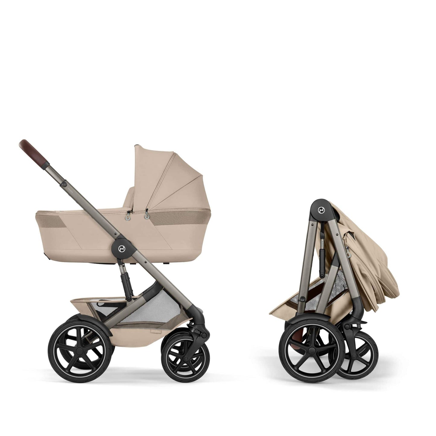 Cybex Talos S Lux (Cloud G3 Plus) Ultimate Travel System - Taupe/Almond Beige (2026)