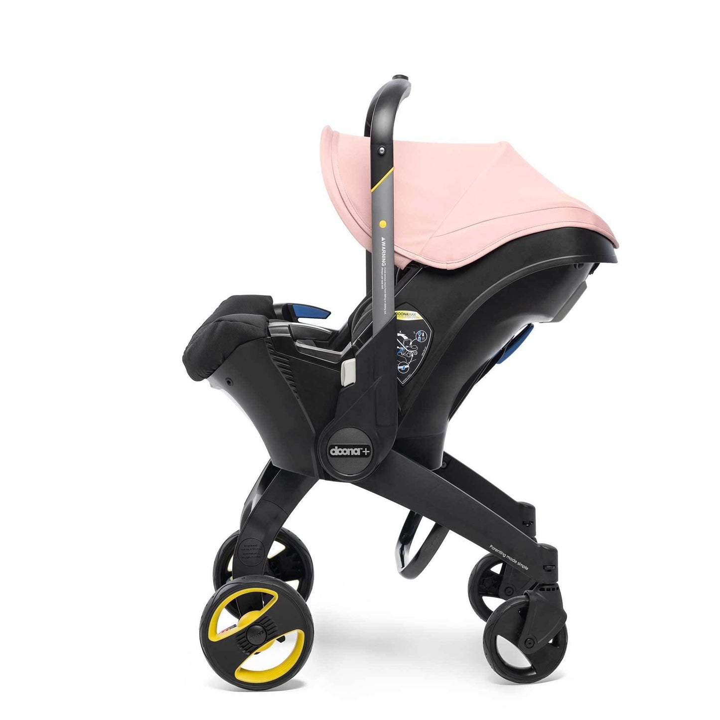 Doona+ Car Seat with Snap on Storage - Blush Pink