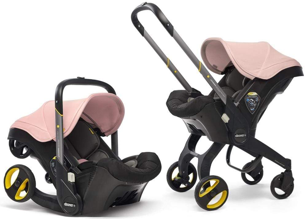 Doona+ Car Seat with Snap on Storage - Blush Pink