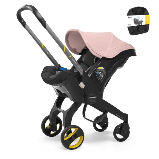 Doona+ Car Seat with Snap on Storage - Blush Pink