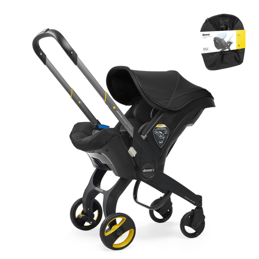 Doona+ Car Seat with Snap on Storage - Nitro Black