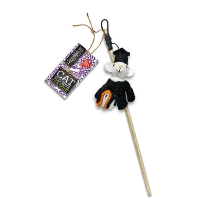 Archibald Mouse Teaser Eco Cat Toy with Catnip