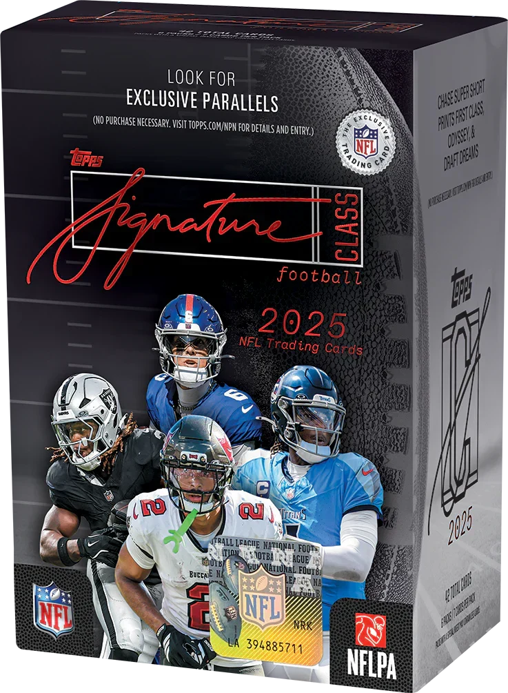 2025 Topps Signature Class Football Value Box Preorder Ship by 06/08/26