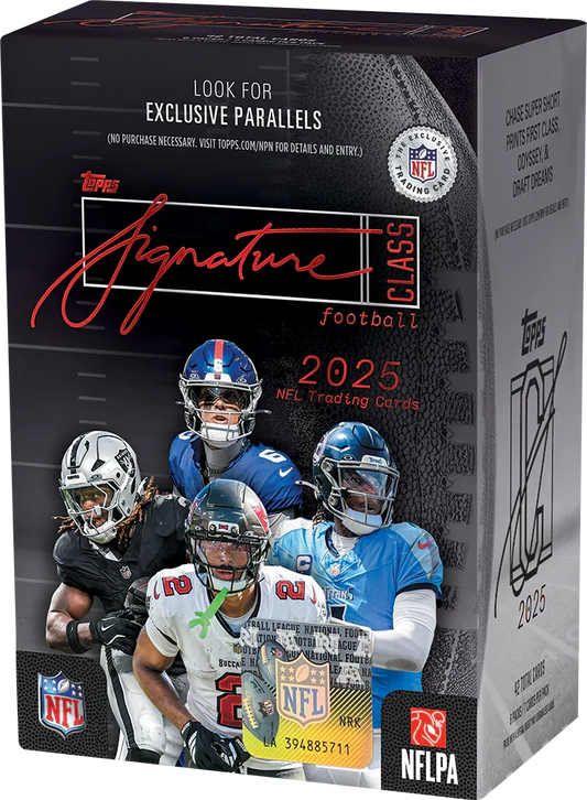 2025 Topps Signature Class Football Value Box Preorder Ship by 06/08/26