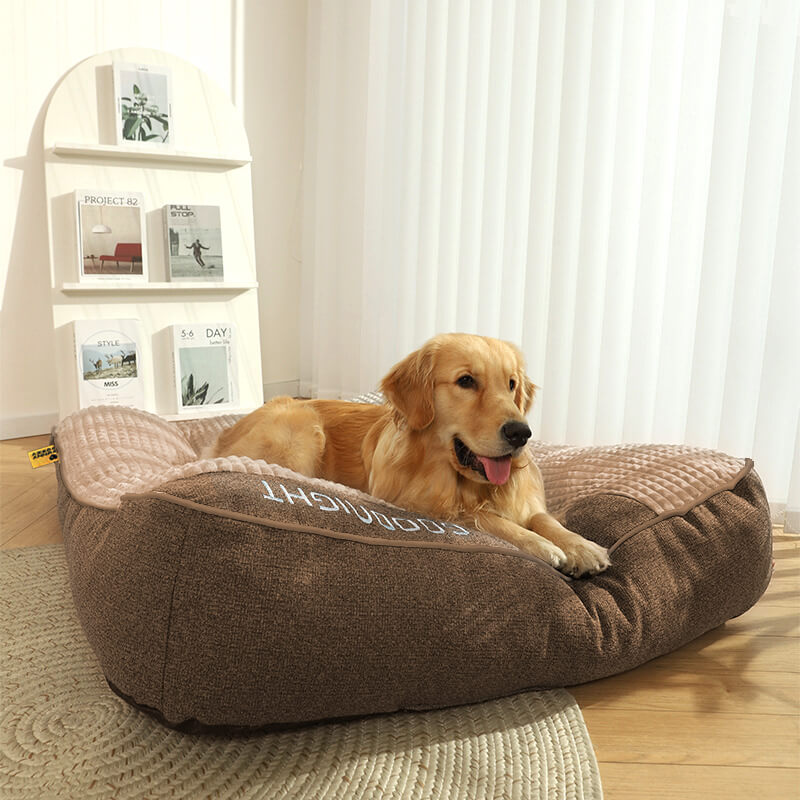 Large Thick Scratch-resistant Spine Protection Orthopaedic Dog Cushion Bed