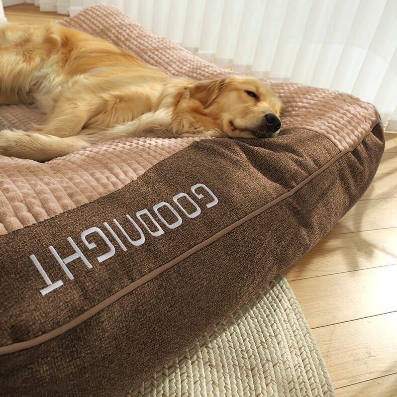 Large Thick Scratch-resistant Spine Protection Orthopaedic Dog Cushion Bed