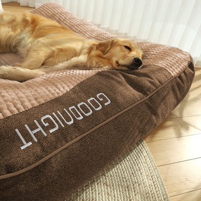 Large Thick Scratch-resistant Spine Protection Orthopaedic Dog Cushion Bed