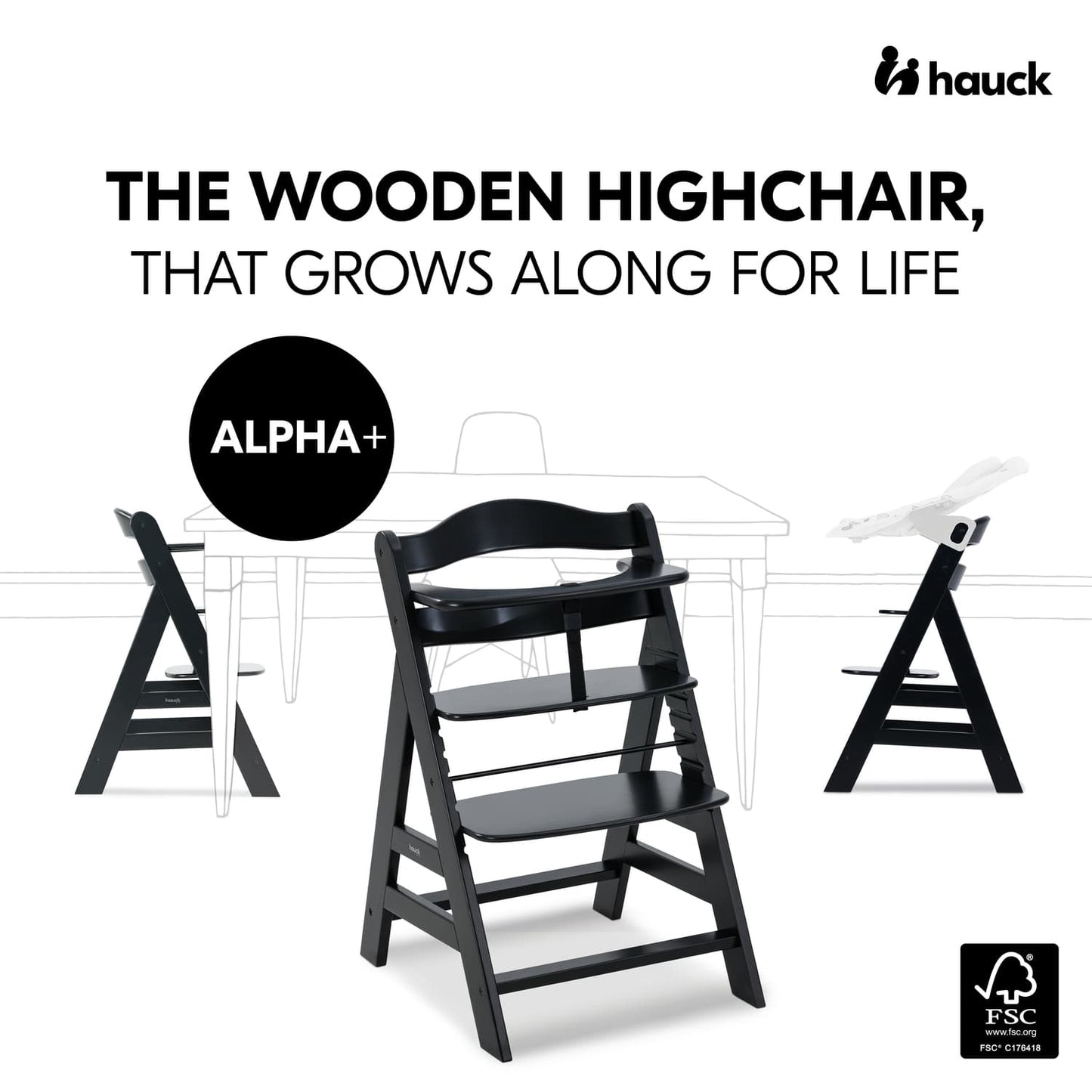 Hauck Alpha+ Premium Bundle - Black
