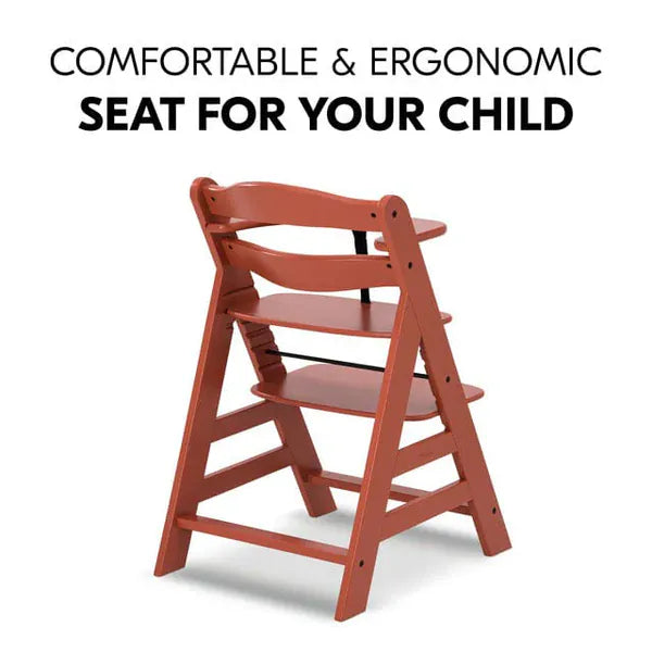 Hauck Alpha+ Wooden Highchair Bundle - Cork