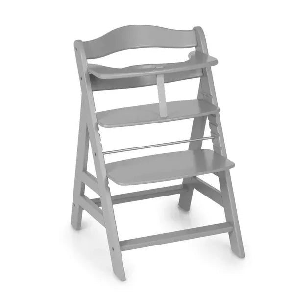 Hauck Alpha+ Wooden Highchair Bundle - Grey