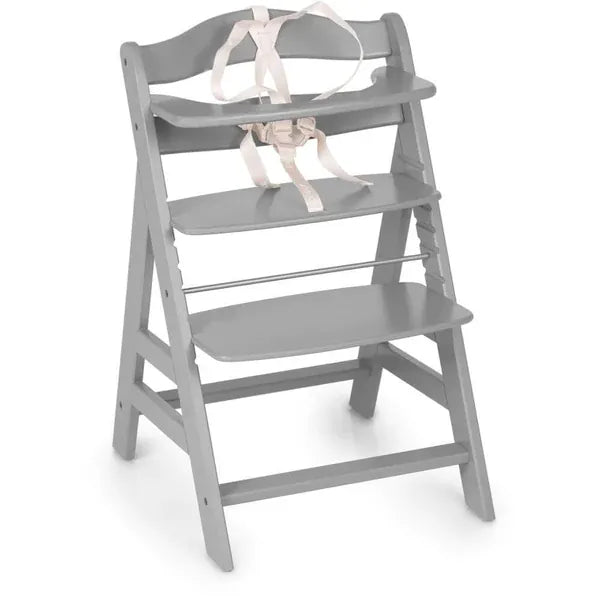 Hauck Alpha+ Wooden Highchair Bundle - Grey