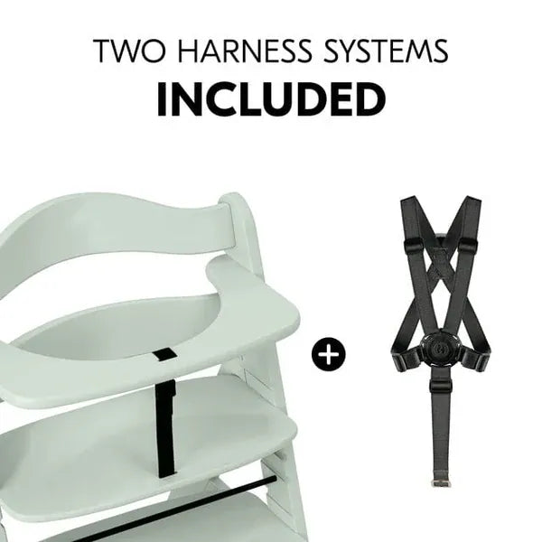 Hauck Alpha+ Wooden Highchair Bundle - Mint
