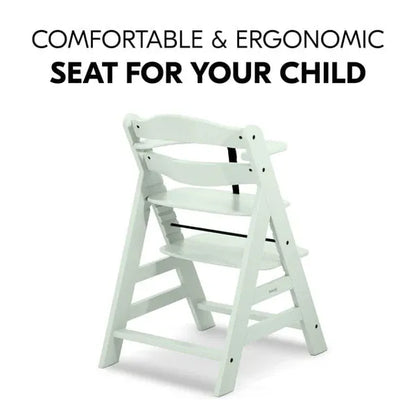 Hauck Alpha+ Wooden Highchair Bundle - Mint