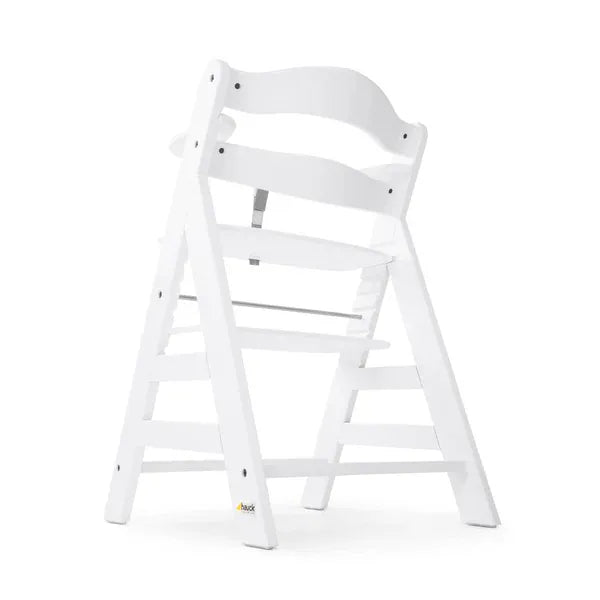 Hauck Alpha+ Wooden Highchair Bundle - White
