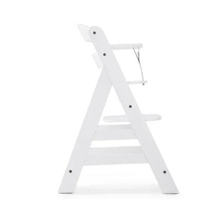 Hauck Alpha+ Wooden Highchair Bundle - White