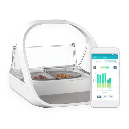 SureFeed Microchip Pet Feeder Connect for Cats & Small Dogs – White