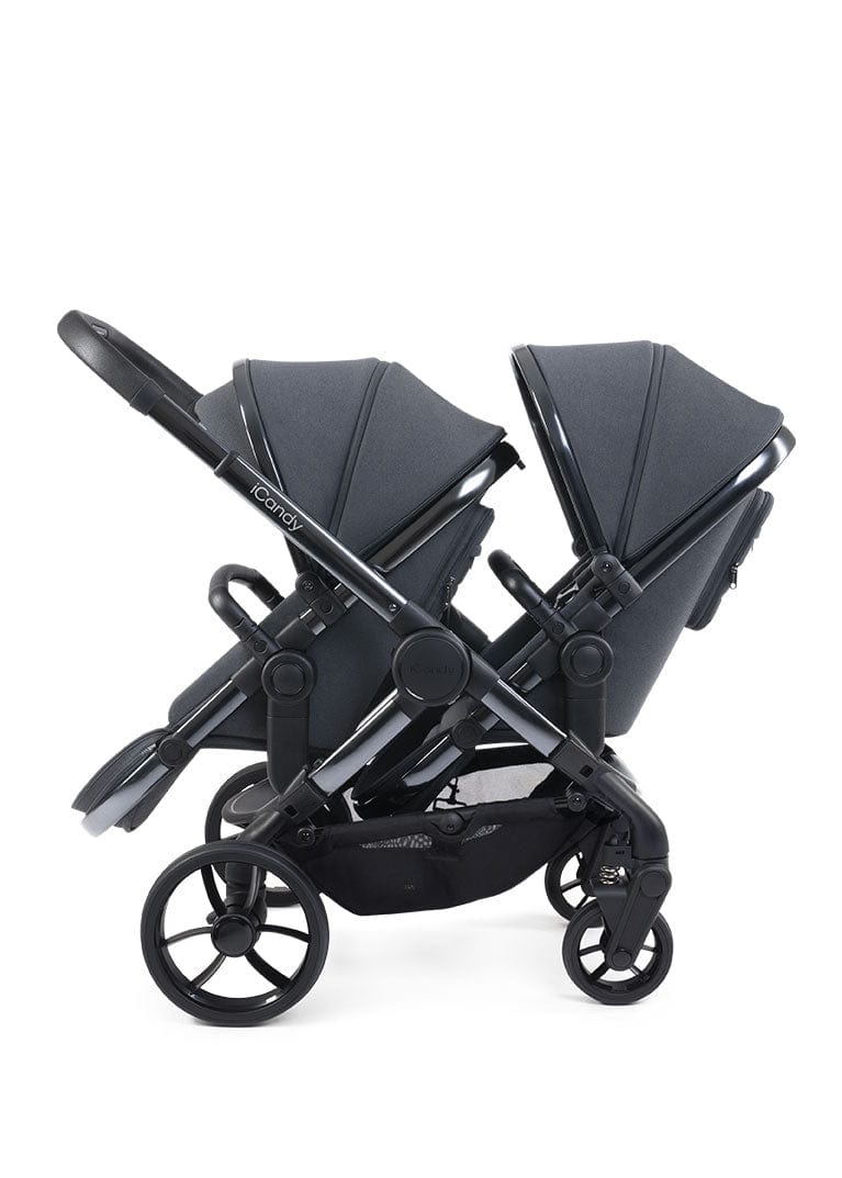 iCandy Peach 7 Twin Travel System (Cocoon) Bundle - Phantom / Truffle