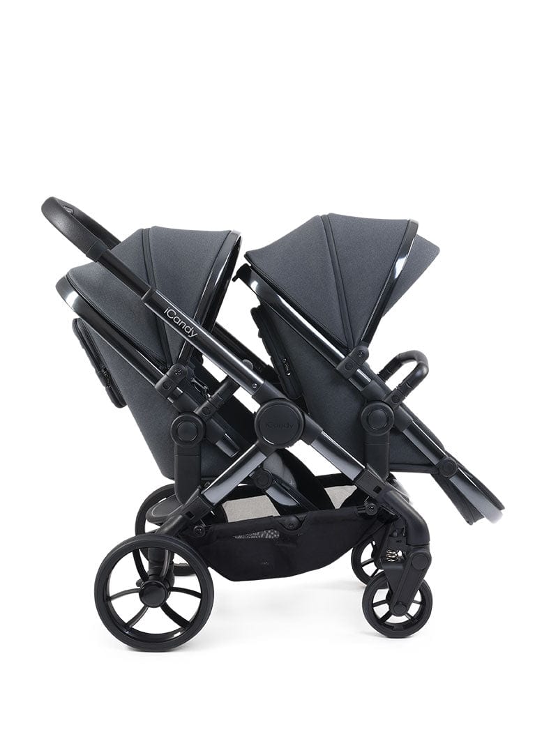iCandy Peach 7 Twin Travel System (Cocoon) Bundle - Phantom / Truffle
