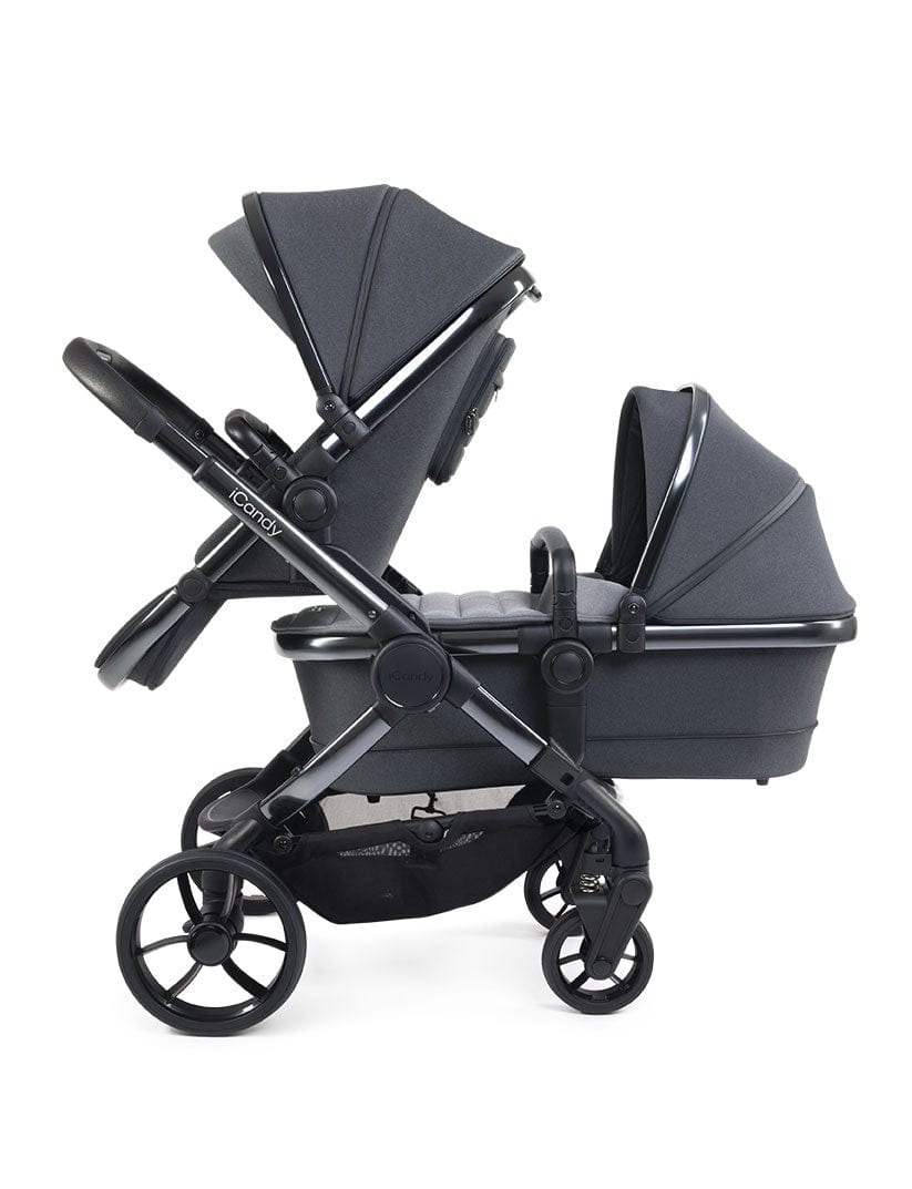 iCandy Peach 7 Twin Travel System (Cocoon) Bundle - Phantom / Truffle