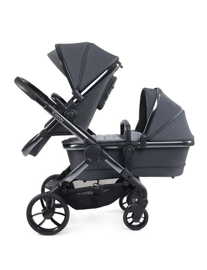 iCandy Peach 7 Twin Travel System (Cocoon) Bundle - Phantom / Truffle