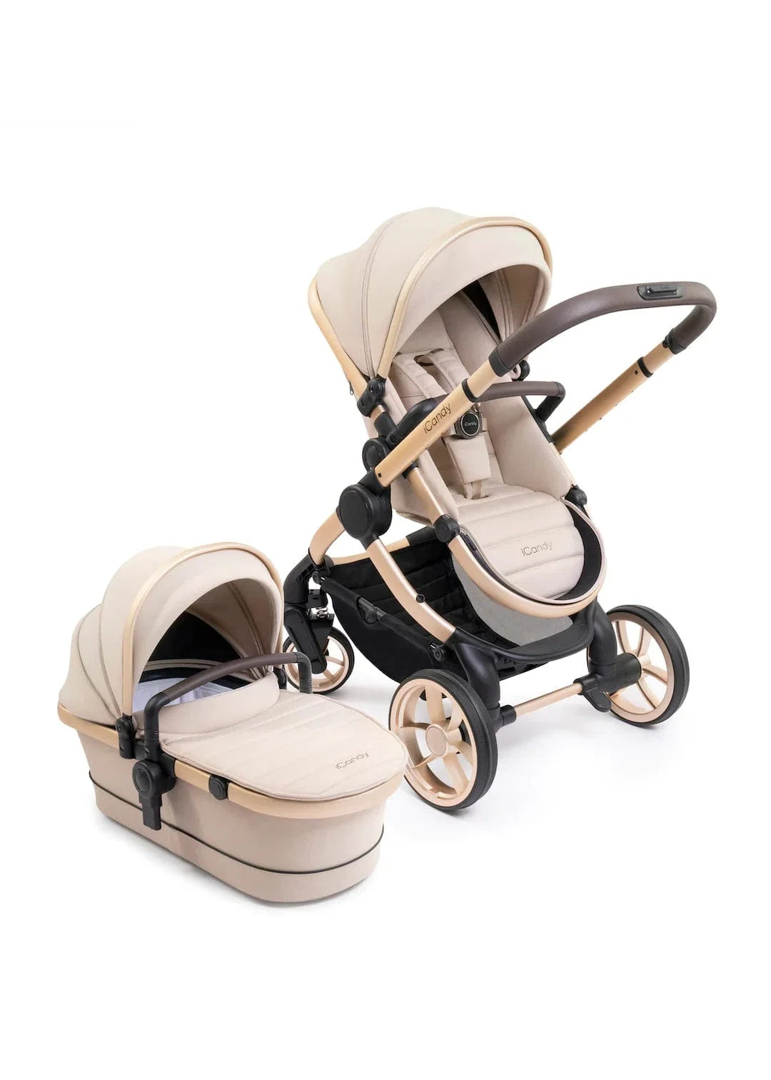 iCandy Peach 7 (Pebble Slide Pro) Travel System - Biscotti