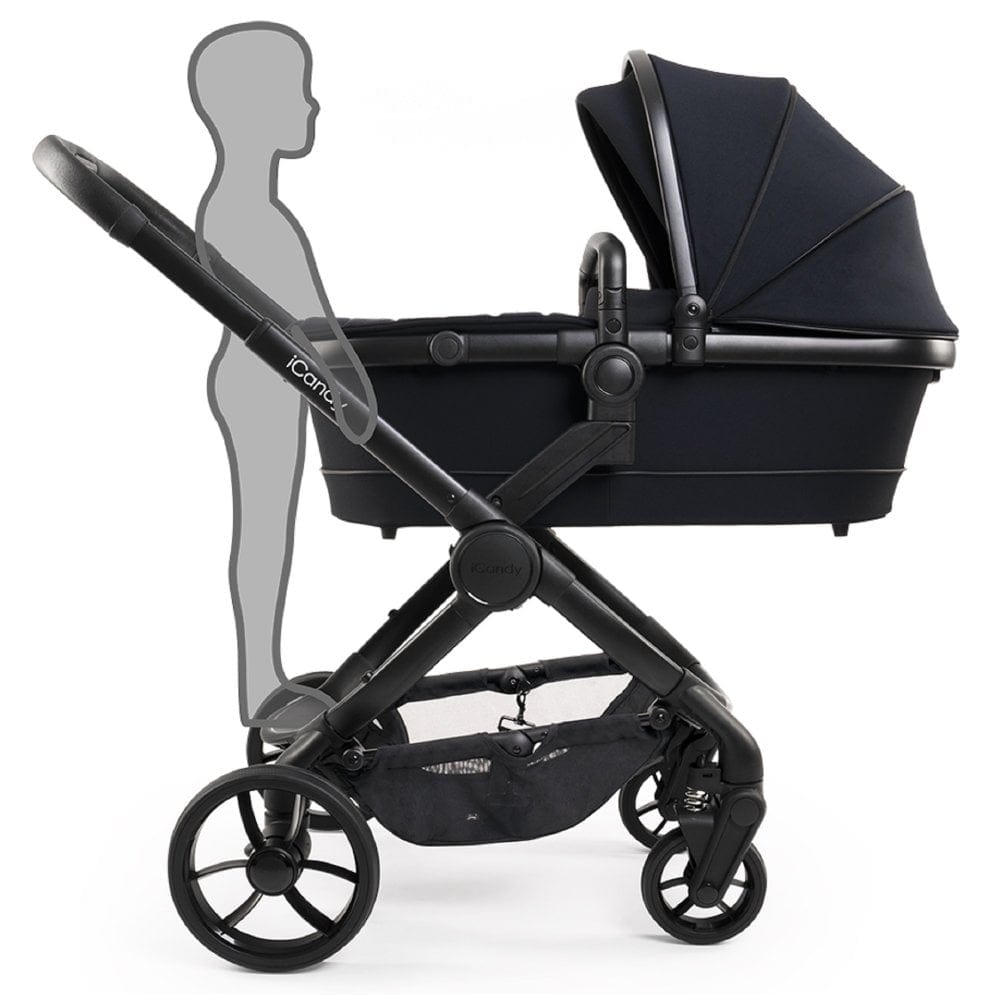 iCandy Peach 7 Cybex Cloud T Complete Travel System Bundle - Black Edition
