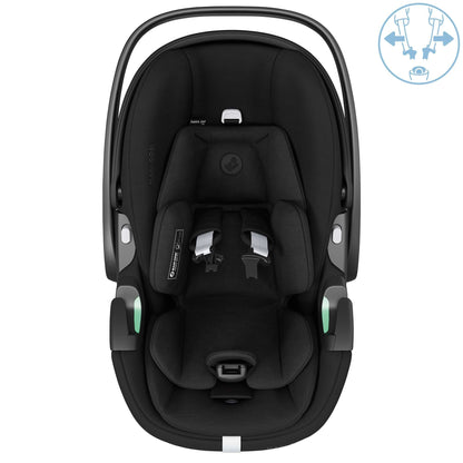 iCandy Peach 7, Pebble 360 PRO 2 Complete Travel System Bundle - Black Edition
