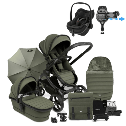 iCandy Peach 7 (Pebble Slide Pro) Travel System - Ivy