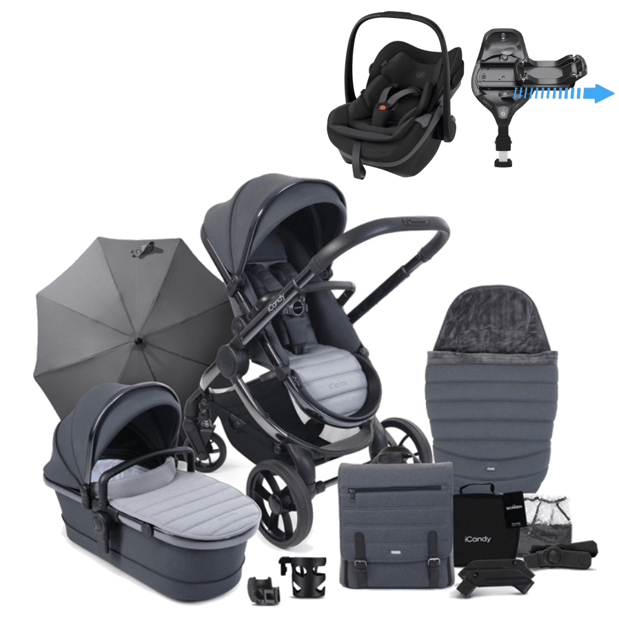 iCandy Peach 7 (Pebble Slide Pro) Travel System - Truffle