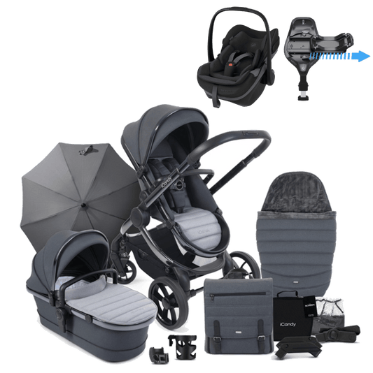 iCandy Peach 7 (Pebble Slide Pro) Travel System - Truffle