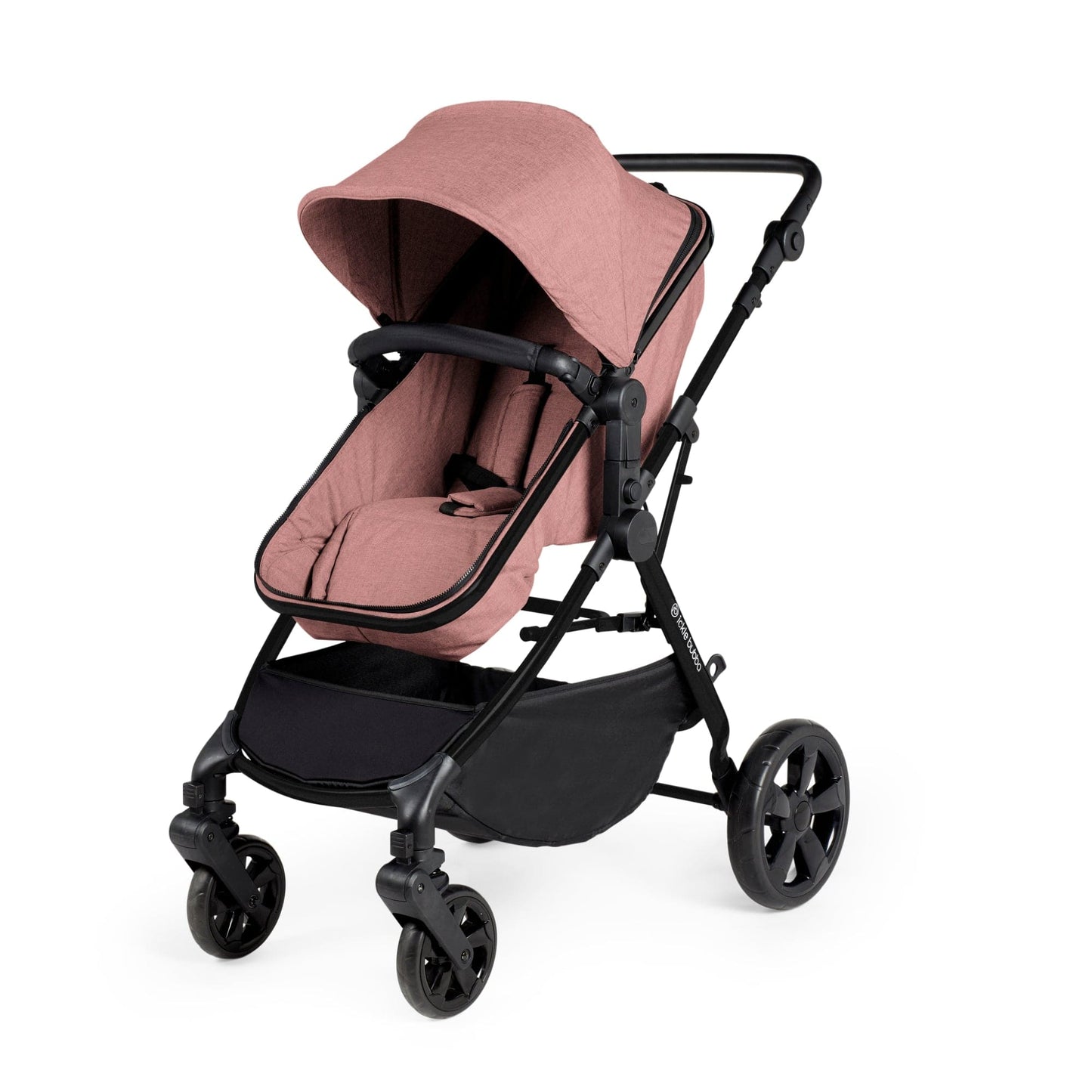 Ickle Bubba Comet 2 in 1 Plus Pushchair - Black / Dusky Pink / Black (Ex-Display)