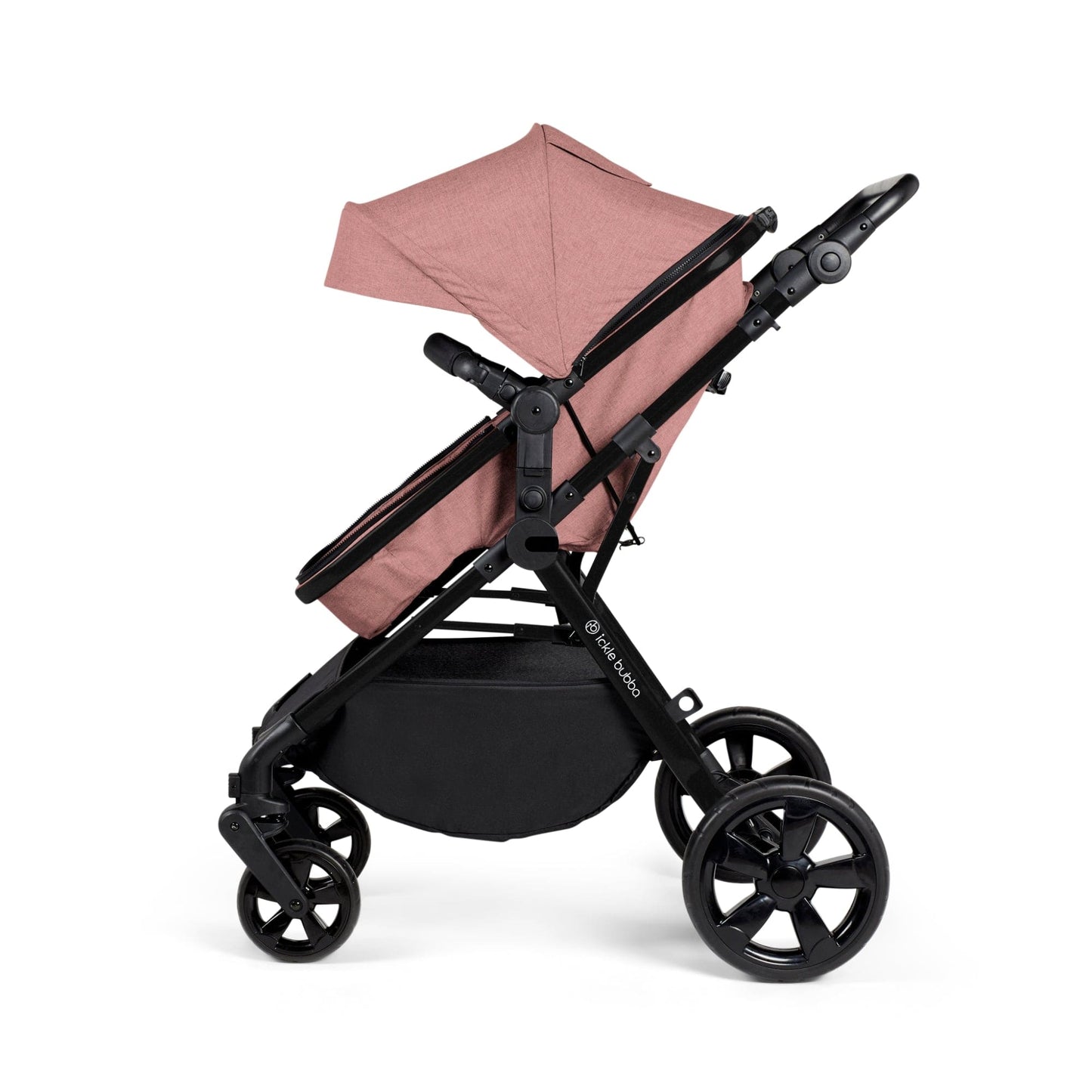 Ickle Bubba Comet 2 in 1 Plus Pushchair - Black / Dusky Pink / Black (Ex-Display)