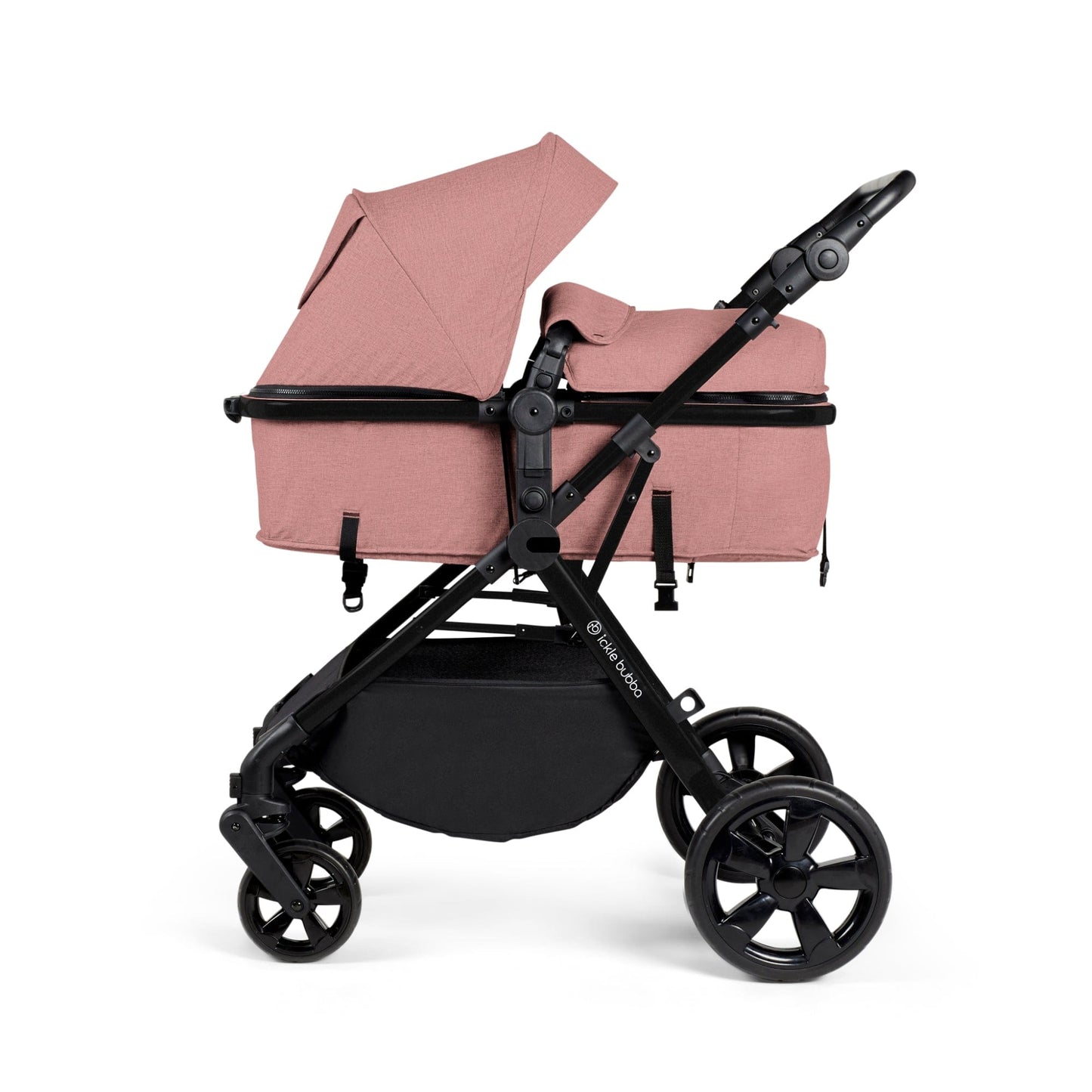 Ickle Bubba Comet 2 in 1 Plus Pushchair - Black / Dusky Pink / Black (Ex-Display)