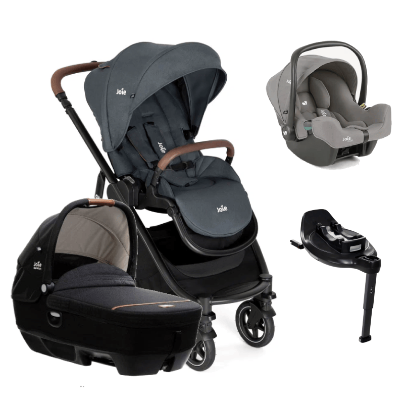 Joie Versatrax (i-Snug 2) Travel System - Moonlight/Pebble