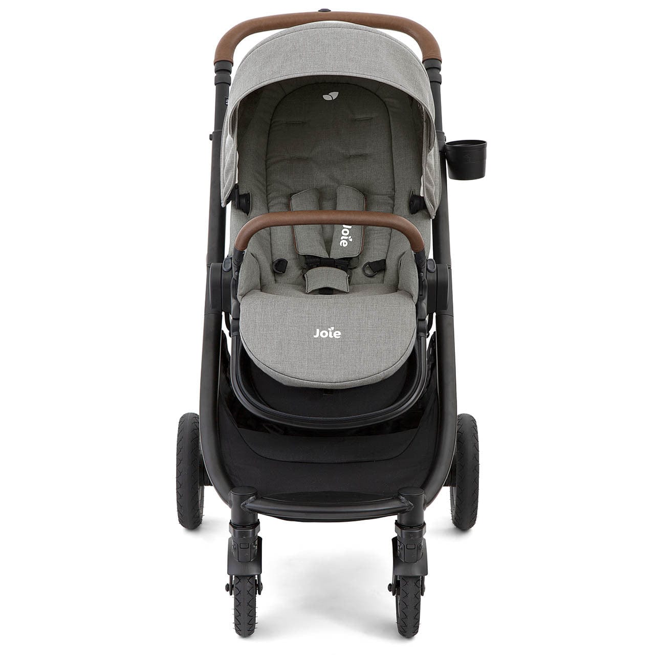Joie Versatrax with Car Seat - Pebble/Pebble