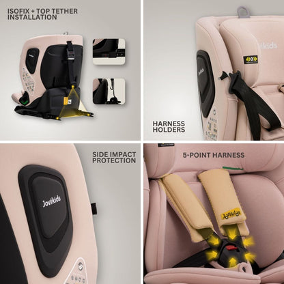 Jovikids CiCI TT i-Size Car Seat - Rosewood