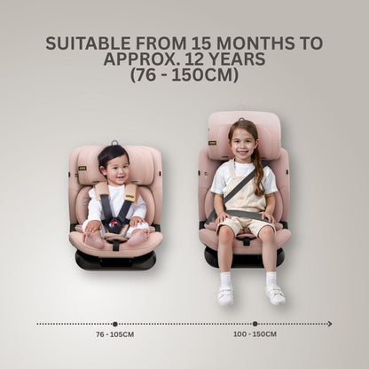 Jovikids CiCI TT i-Size Car Seat - Rosewood
