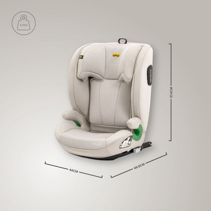 Jovikids Leon Highback Booster Seat - Milkstone