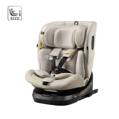 Jovikids Ranger TT i-Size 360 Rotating Car Seat - Milkstone