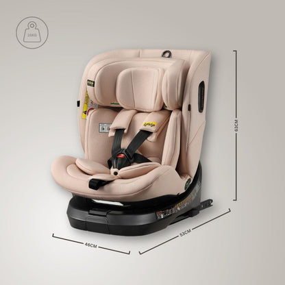 Jovikids Ranger TT i-Size 360 Rotating Car Seat - Rosewood