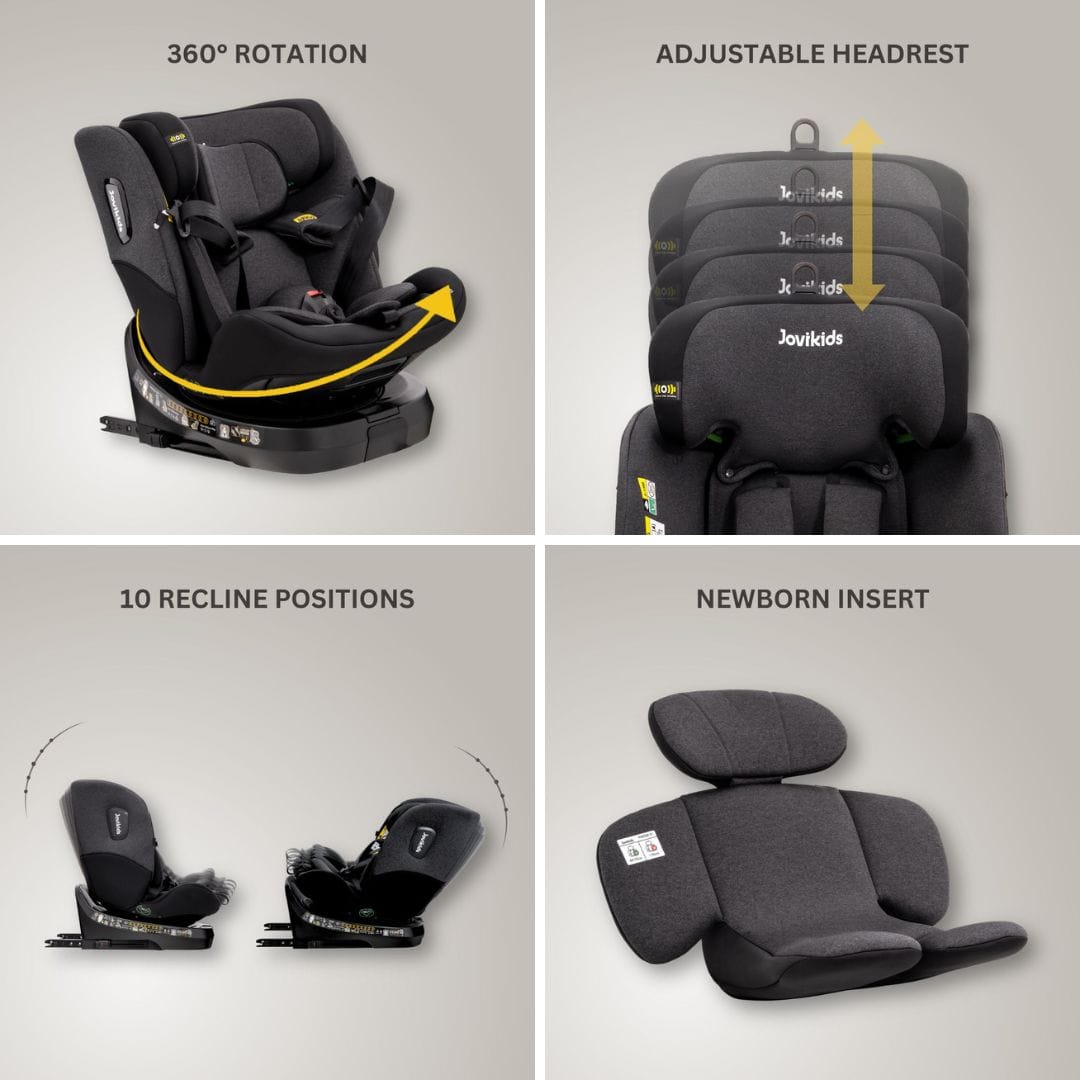 Jovikids Ranger TT i-Size 360 Rotating Car Seat - Twilight